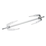 Crust Air Fryer Oven Rotisserie Spit & Forks